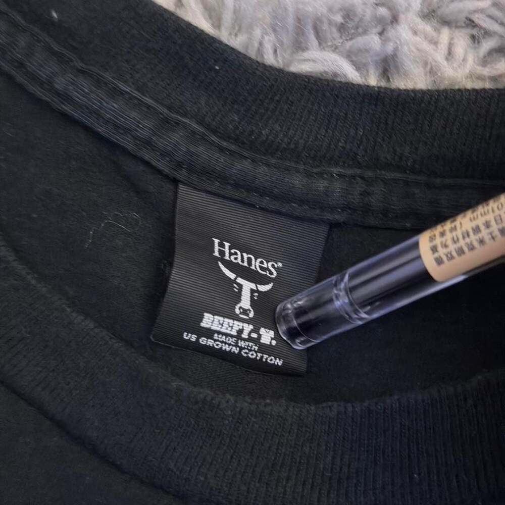 Hanes Beefy-T Blank Cotton T-Shirt - Picture 3 of 4